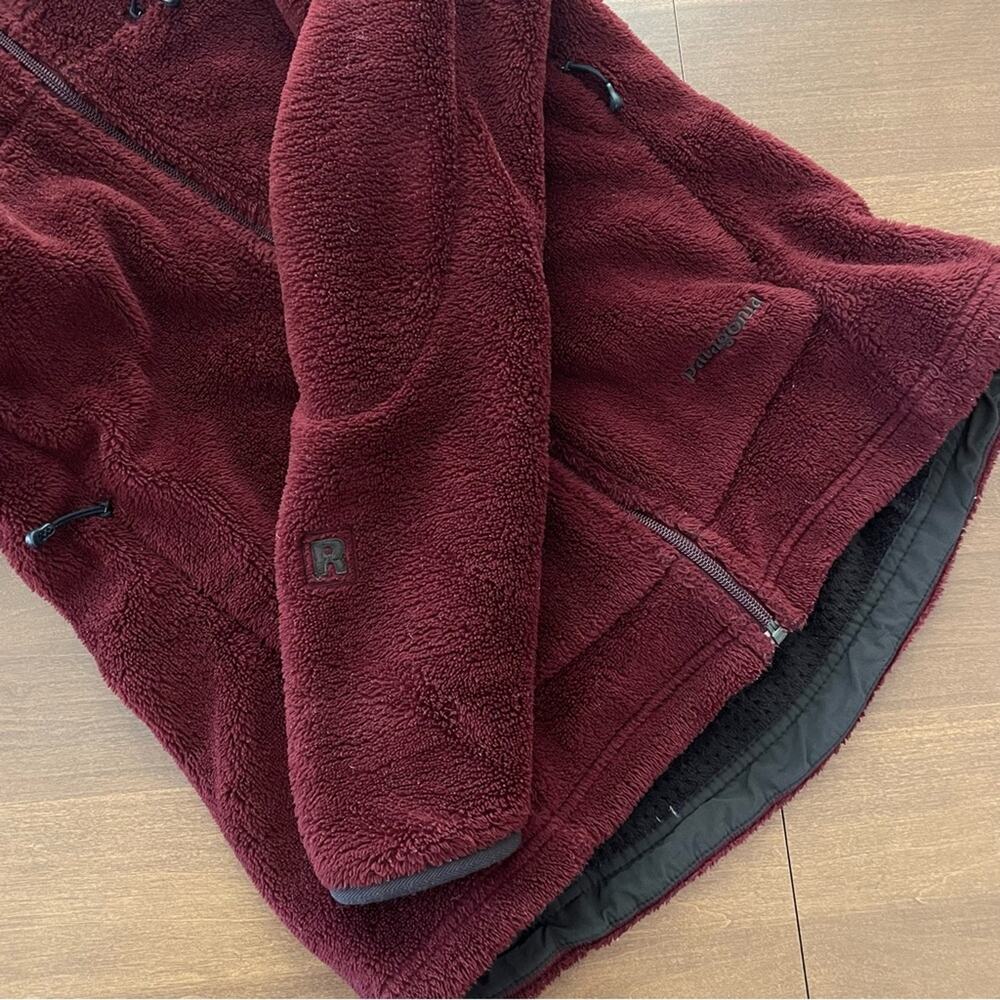 Patagonia | Women's Vintage R2 Regulator Polartec Maroon Jacket Medium Fleece M - Picture 5 of 7